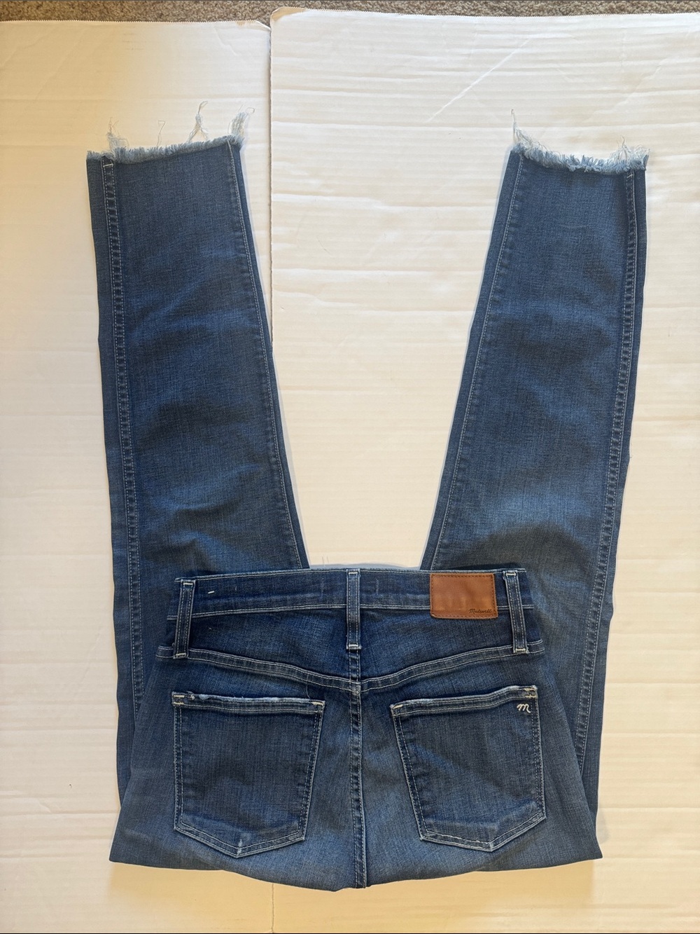 Madewell Straight-Leg Jeans in Dark Blue Denim - Picture 11 of 11